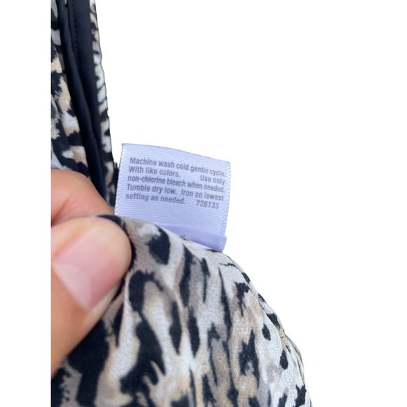 A.N.A Women's petite XL Ana Animal Print flowy Top - Picture 6 of 9